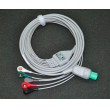 GE(USA)cardioserv defibrillator five Leadwires button / GE defibrillator ECG Cable / GE Leadwires