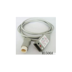 Philips(Netherlands)3 Lead ECG Patient Trunk Cable, AAMI(PN:M1500A),VM6,VM8,New,ORIGINAL