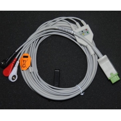 GE(USA)GE button three lead wire / Maquet ECG lead / DASH2500 / 3000/4000 Leadwires