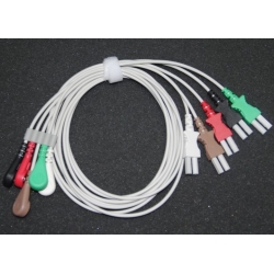 GE(USA)button three lead wire / Ma Kwai ECG Cable / DASH2500 / 3000/4000 Leadwires